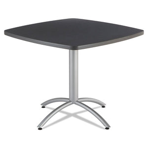 ESICE65618 - Cafeworks Table, 36w X 36d X 30h, Graphite Granite-silver