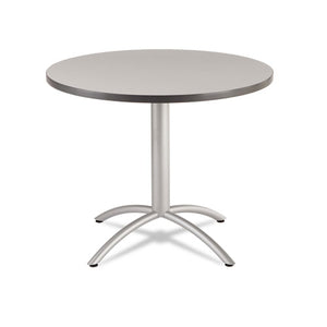 ESICE65621 - Cafeworks Table, 36 Dia X 30h, Gray-silver