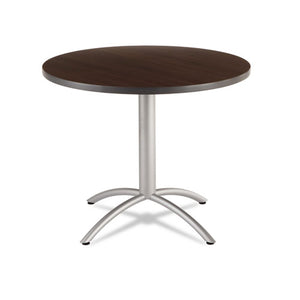 ESICE65624 - Cafeworks Table, 36 Dia X 30h, Walnut-silver