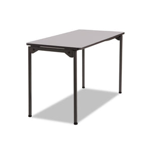 ESICE65807 - Maxx Legroom Rectangular Folding Table, 48w X 24d X 29-1-2h, Gray-charcoal
