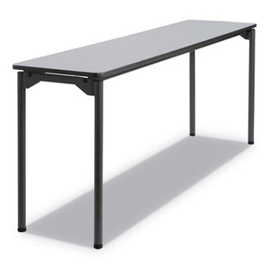 ESICE65887 - Maxx Legroom Rectangular Folding Table, 72w X 18d X 29-1-2h, Gray-charcoal