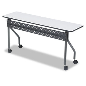 ESICE68057 - Officeworks Mobile Training Table, 60w X 18d X 29h, Gray-charcoal
