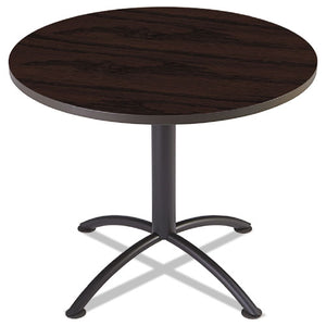 ESICE69718 - Iland Table, Contour, Round Seated Style, 36" Dia. X 29", Mahogany-black