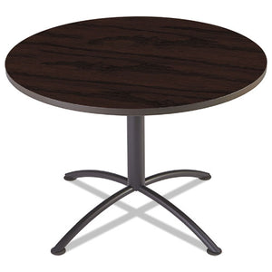 ESICE69738 - Iland Table, Contour, Round Seated Style, 42" Dia. X 29", Mahogany-black