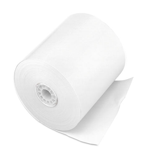 Impact Bond Paper Rolls, 3" X 150 Ft, White, 50-carton