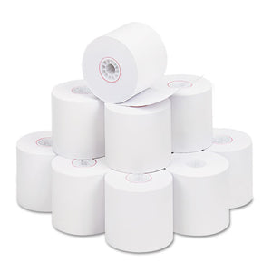 Impact Bond Paper Rolls, 2.25" X 150 Ft, White, 12-pack