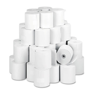 Impact Bond Paper Rolls, 3" X 150 Ft, White, 50-carton