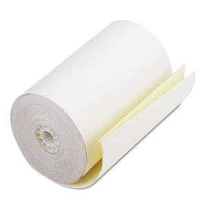 Impact Printing Carbonless Paper Rolls, 4.5" X 90 Ft, White-canary, 24-carton