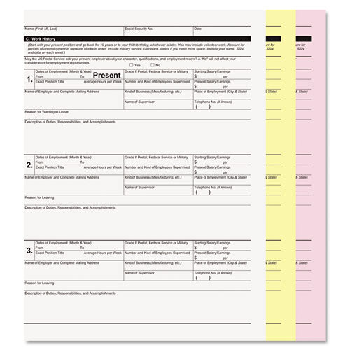 Digital Carbonless Paper, 3-part, 8.5 X 11, White-canary-pink, 1, 670-carton