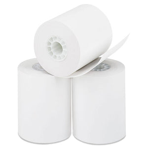 Direct Thermal Printing Paper Rolls, 0.45" Core, 2.25" X 85 Ft, White, 50-carton