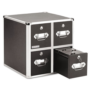 ESIDEVZ01049 - 4-Drawer Cd File Cabinet, Holds 660 Folders Or 240 Slim-120 Standard Cases