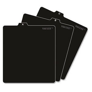 ESIDEVZ01176 - A-Z Cd File Guides, 5 X 5 3-4, Black