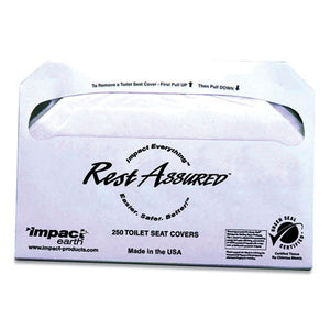Rest Assured Impact Earth Seat Covers, 250-pack, 20 Packs-carton