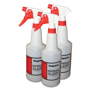 Spray Alert System, 32 Oz, Natural With White-white Sprayer, 3-pack, 24 Packs-carton
