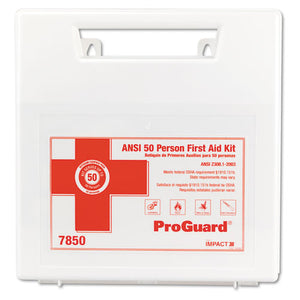 First Aid Kit For 50 People, 194-pieces, Plastic Case