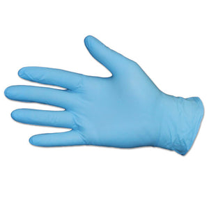 Pro-guard Disposable Powder-free General-purpose Nitrile Gloves, Blue, Large, 100-box, 10 Boxes-carton