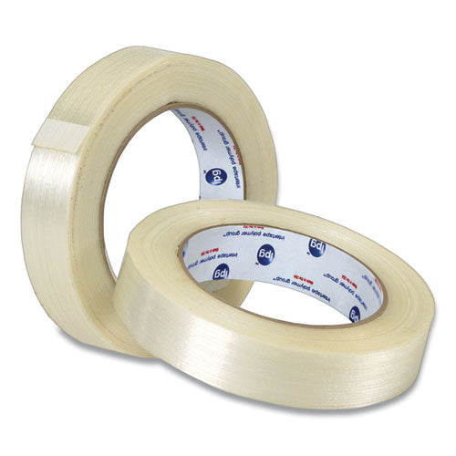 Filament Strapping-packing Tape, 3" Core, 0.75" X 60 Yds, Transparent, 12-pack