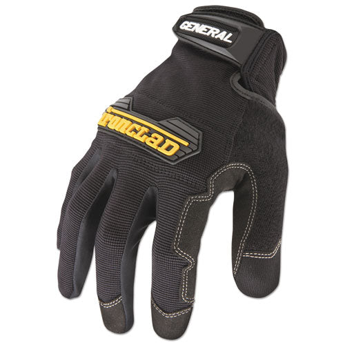ESIRNGUG04L - General Utility Spandex Gloves, Black, Large, Pair
