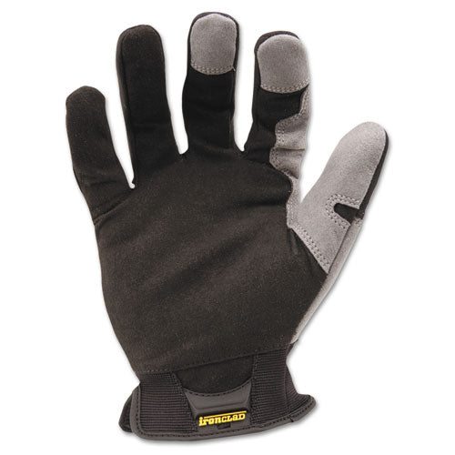 ESIRNWFG04L - Workforce Glove, Large, Gray-black, Pair
