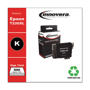 Remanufactured Cyan High-yield Ink, Replacement For Epson T220xl (t220xl220), 450 Page-yield