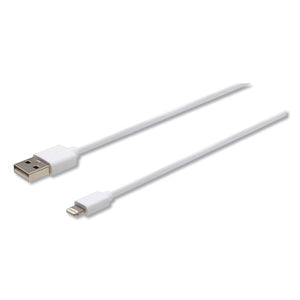 Usb Lightning Cable, 3 Ft, White