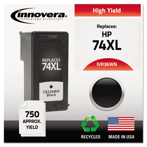 ESIVR36WN - Remanufactured Cb336wn (74xl) High-Yield Ink, Black