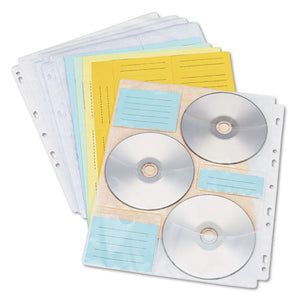 ESIVR39301 - Two-Sided Cd-dvd Pages For Three-Ring Binder, 10-pack