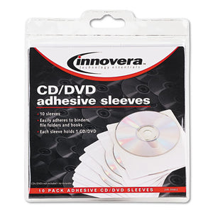 ESIVR39402 - Self-Adhesive Cd-dvd Sleeves, 10-pack