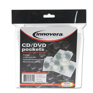 ESIVR39701 - Cd-dvd Pockets, 25-pack