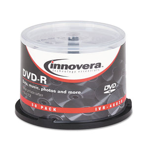 ESIVR46830 - Dvd-R Discs, Hub Printable, 4.7gb, 16x, Spindle, Matte White, 50-pack