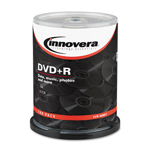 ESIVR46891 - Dvd+r Discs, 4.7gb, 16x, Spindle, Silver, 100-pack