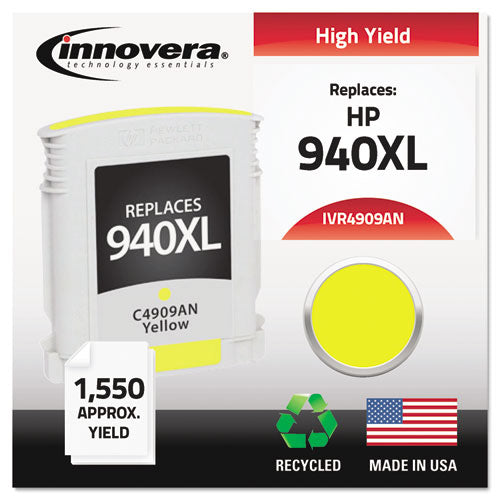 ESIVR4909ANC - Remanufactured C4909an (940xl) High-Yield Ink, Yellow