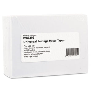 ESIVR6209 - POSTAGE METER LABELS, 3 1-2 X 5 X 1-4, WHITE, 2 LABELS-SHEET, 150 SHEETS-PACK