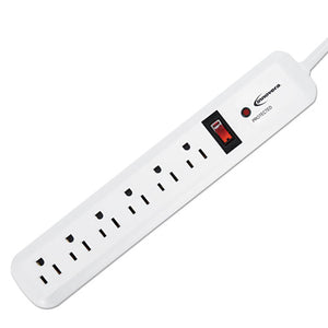 ESIVR71652 - Surge Protector, 6 Outlets, 4 Ft Cord, 540 Joules, White