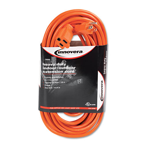 ESIVR72250 - Indoor-outdoor Extension Cord, 50ft, Orange