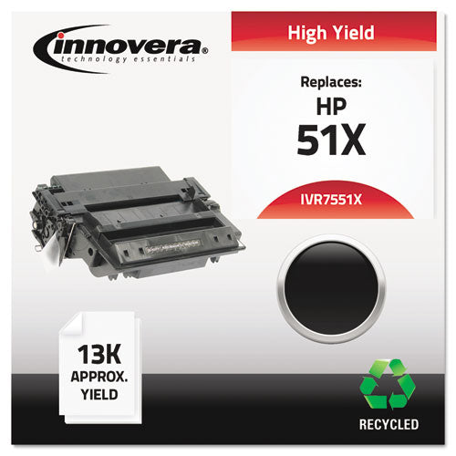 ESIVR7551X - Remanufactured Q7551x (51x) High-Yield Toner, Black