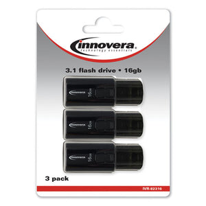 Usb 3.0 Flash Drive, 16 Gb, 3-pack