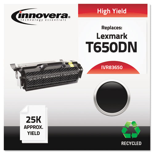 ESIVR83650 - Remanufactured T650h21a (t650) Toner, Black