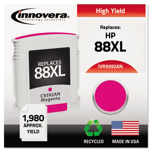 ESIVR9392AN - Remanufactured C9392an (88xl) High-Yield Ink, Magenta