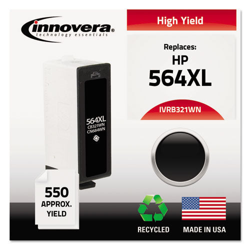 ESIVRB321WNC - Remanufactured Cb321wn (564xl) High-Yield Chipped Ink, Black