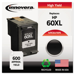 ESIVRC641WN - Remanufactured Cc641wn (60xl) High-Yield Ink, Black