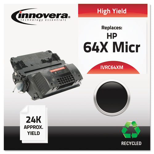 ESIVRC64XM - Remanufactured Cc364x(m) (64xm) High-Yield Micr Toner, Black