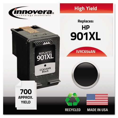 ESIVRC654AN - Remanufactured Cc654an (901xl) High-Yield Ink, Black