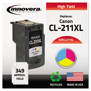 ESIVRCL211XL - Remanufactured 2975b001 (cl-211xl) High-Yield Ink, Tri-Color