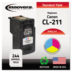 ESIVRCL211 - Remanufactured 2976b001 (cl-211) Ink, Tri-Color