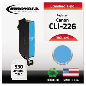 ESIVRCLI226C - Remanufactured 4547b001aa (cli-226) Ink, Cyan