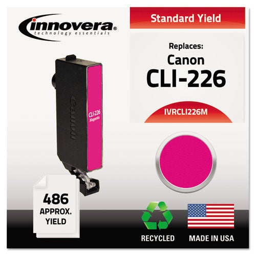 ESIVRCLI226M - Remanufactured 4548b001 (cli-226) Ink, Magenta