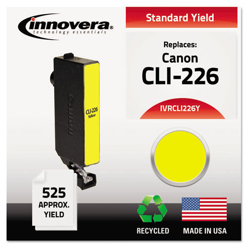 ESIVRCLI226Y - Remanufactured 4549b001aa (cli-226) Ink, Yellow