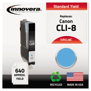 ESIVRCLI8C - Remanufactured 0621b002 (cli-8) Ink, Cyan