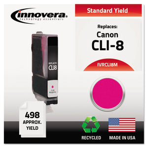 ESIVRCLI8M - Remanufactured 0622b002 (cli-8) Ink, Magenta